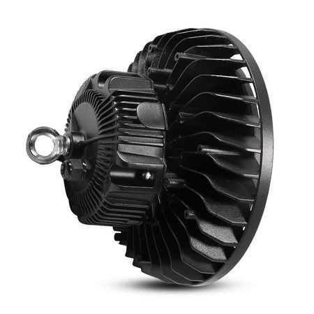 Oprawa LED High-Bay 200W 6400K Z zasilaczem MEANWELL Czarna Samsung Chip VT-9-200 V-TAC