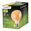 Żarówka LED E27 Kula G125 4W = 40W 470lm 2000K Ciepła 360° BURSZTYNOWA FILAMENT LUMILED