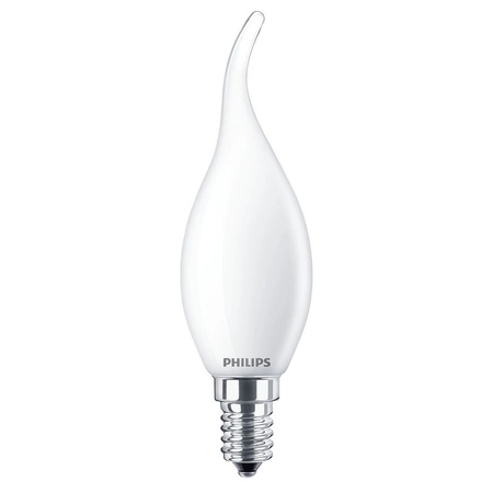 Żarówka LED Płomyk E14 BA35 2.2W = 25W 250lm 2700K Ciepła Filament Mleczna PHILIPS