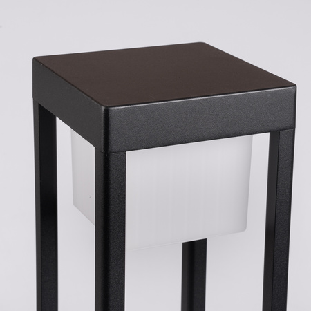 Lampa Ogrodowa Słupek Zewnętrzny Stojący LED 12W 3000K 80cm Czarny QUERCUS LUMILED