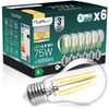 6x Żarówka LED E27 A60 4,9W 1055lm = 75W 2700K Ciepła 360° Filament KLASA A LUMILED