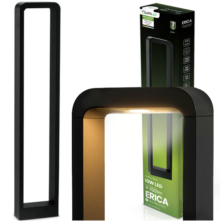 Lampa Ogrodowa Słupek Zewnętrzny Stojący LED 10W ERICA 80cm LUMILED