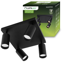 Lampa Sufitowa Plafon SPOT TUBA Reflektor Oprawa Halogenowa 4x GU10 TABULA LUMILED