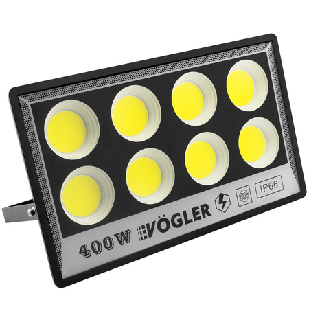 Naświetlacz LED HALOGEN 400W COB ZEWNĘTRZNY SLIM OCZKO REFLEKTOR LAMPA