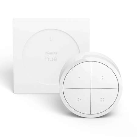 Pilot Przełącznik Ścienny Ściemniacz Biały Philips Hue Tap Dial Switch Bluetooth Zigbee