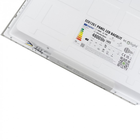 Panel LED 60x60 Kaseton Wpuszczany Podtynkowy 40W 4800lm 4000K Neutralna Biały Ecolight