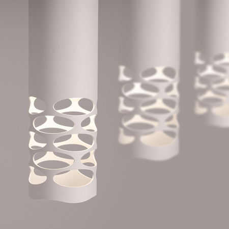 Lampa Wisząca Sufitowa 3x GU10 Biała LIRO Ocean Green SL.1693 Sollux