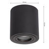 Oprawa Natynkowa Halogenowa Tuba Reflektor Spot GU10 IP54 Okrągła Czarna Masterled