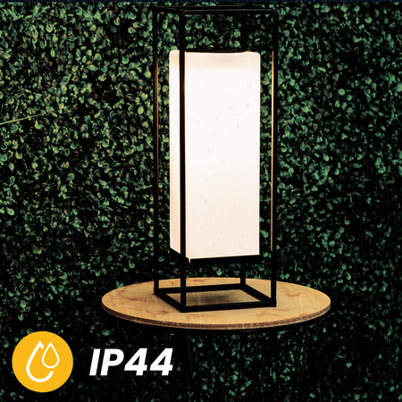 Lampa Solarna LED Zewnętrzna Ogrodowa Stojąca Latarenka 3000K IP44 38cm Czujnik Zmierzchu