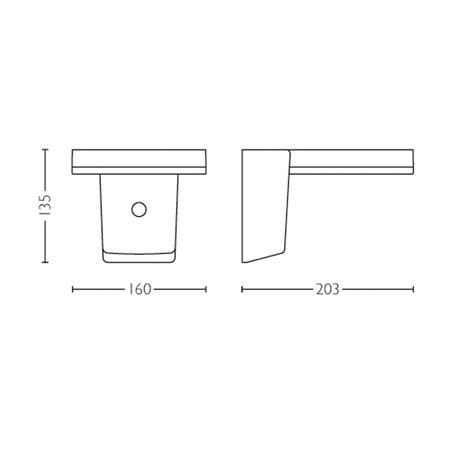 Kinkiet Ogrodowy Lampa Solarna Elewacyjna Zewnętrzna LED 1.3W 250lm 3000K z Czujnikiem Ruchu i Zmierzchu Czarna Zonal Ultra Efficient Philips