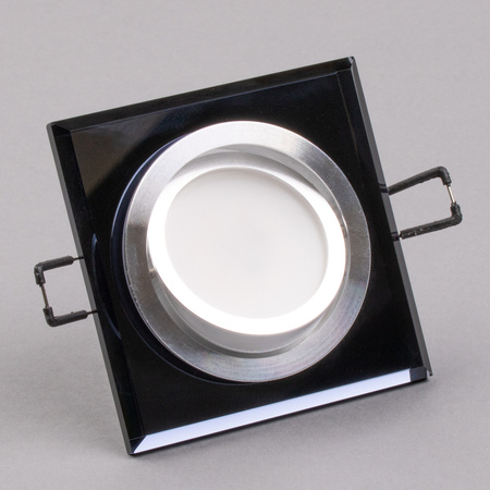 Oprawa Halogenowa Podtynkowa Lampa Sufitowa Szklana Kwadratowa Ruchoma GU10 ARIAN LUMILED