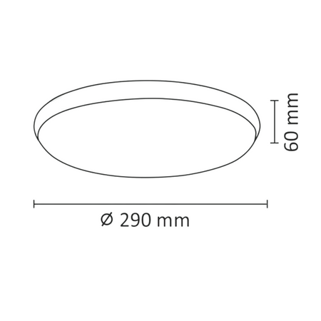 Plafon ROMA 30 oprawa lampa sufitowa LED 15W GOLDLUX 1600lm 4000K