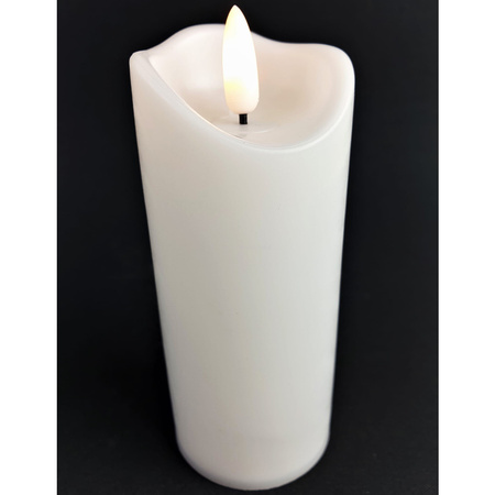 Wkład Elektryczny LED Świeca Znicz Efekt Płomienia 12,5 cm