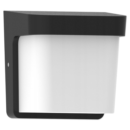 Kinkiet Ogrodowy Elewacyjny Lampa Ścienna E27 CZARNA Kwadratowa CORGI