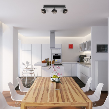 Lampa Sufitowa LOGAN 3xE14 Listwa Milagro