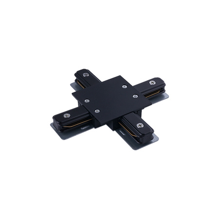 Łącznik X Krzyżowy do Szynoprzewodów Podtynkowy Czarny PROFILE RECESSED X CONNECTOR 8837 Nowodvorski
