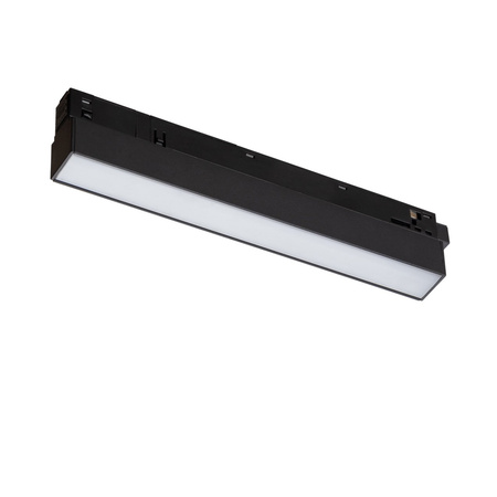 Reflektor Szynowy Lampa do Szynoprzewodów 1-fazowy LED 9W 400lm 3000K Ciepła Czarny Industrialna LVM LINE 10143 Nowodvorski