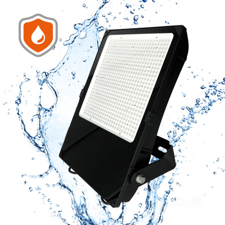 Naświetlacz LED Zewnętrzny Ogrodowy 500W 77500lm 4000K Neutralny Ściemnialny 60° IP66 IK08 Czarny US Kobi