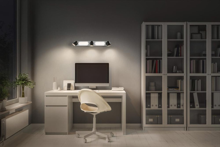 Lampa Sufitowa LED Ścienna Reflektor Kinkiet Ozdobny Oświetleniowy 26W Biała LEDVANCE