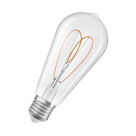 Żarówka LED Dekoracyjna ST64 Edison E27 7.2W = 60W 806lm 2700K Ciepła CRI90 300° Ściemnialna Vintage 1906 Osram