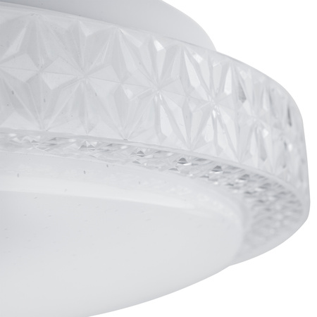 Plafon LED Lampa Sufitowa Natynkowa AGA2 72W IP44 CCT Biały Okrągły 50cm + PILOT LUMILED