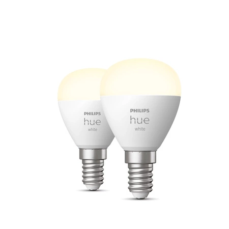 2PAK Żarówka LED Kulka E14 P45 5,7W 2700K Ciepła PHILIPS HUE White Bluetooth Zigbee