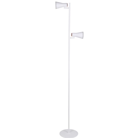 Lampa podłogowa 7W 2x LED BERG biała 3000K GOLDLUX (Polux)