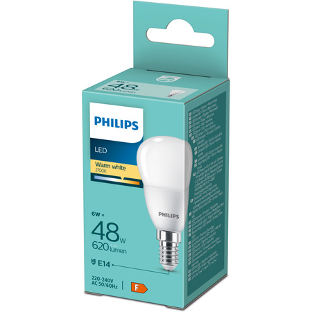 Żarówka LED E14 Kulka P45 6W = 48W 620lm 2700K Ciepła Essential Philips