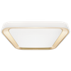 Plafon LED Lampa Sufitowa Natynkowa Złoty kwadratowy QUADRO 38W 40 cm CCT + Pilot Milagro