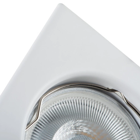 Oprawa sufitowa podtynkowa ALOR GU10/GU5.3 Kwadratowa Biała KANLUX