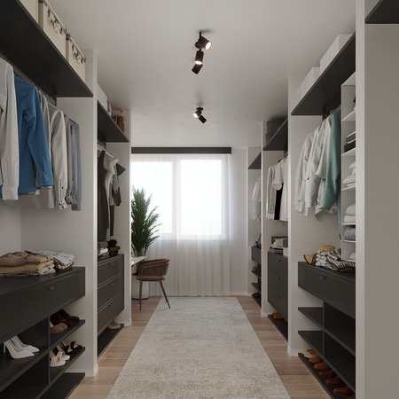 Lampa Sufitowa Listwa Oświetleniowa 2x GU10 Tuba Ruchoma Tubularna Czarna Minimalistyczna Lemmi Sollux