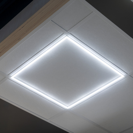 Ramka Oświetleniowa Lampa LED 60x60 32W 3900lm CCT 110° Podtynkowa Biała AVAR KANLUX