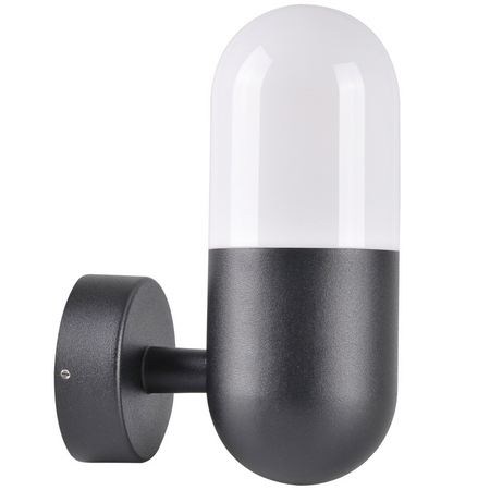 Kinkiet zewnętrzny HORTEN 1x E27 GOLDLUX (Polux) Czarny 314147