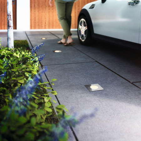 Lampa Oprawa Dogruntowa Najazdowa LED 3W 270lm 2700K IP67 Srebrna Crust Philips