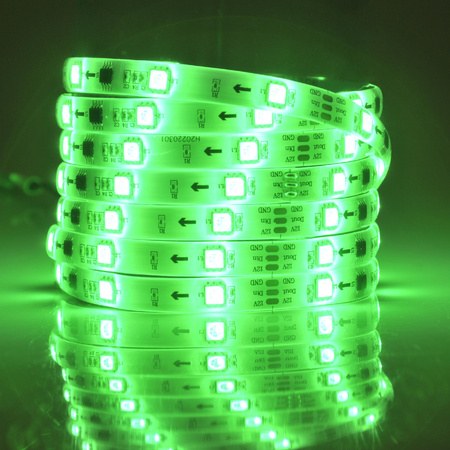 Taśma Pasek LED RGB 24W 380lm 120° Biała IP65 Ściemnialna Sanico Goldlux