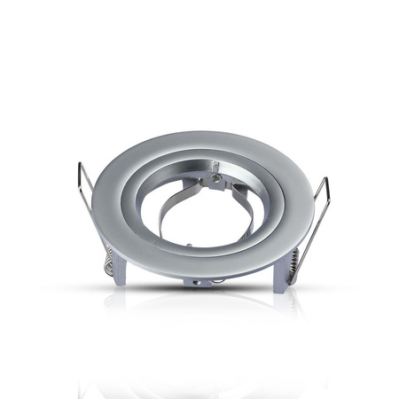 Oprawa Sufitowa Podtynkowa Oczko GU10 Okrągła Szara VT-774 V-TAC