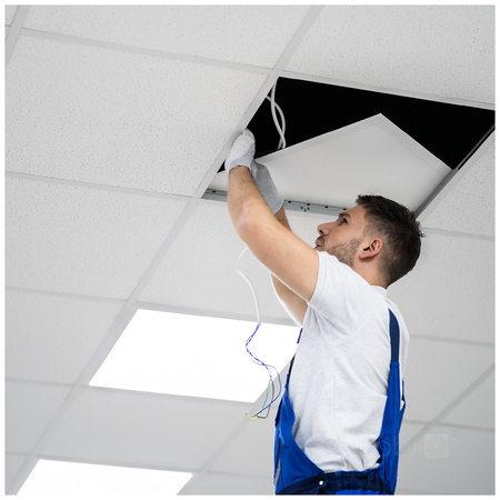 Panel LED Natynkowy 36W 4320lm 4000K 120° Neutralny Kaseton Biały 60x60cm Nelio Kobi