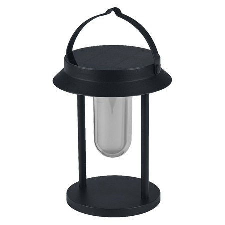 Lampa Ogrodowa Inteligentna Solarna Latarnia 3W 200lm 3000K Ciepła RGB+W Ściemnialna IP44 Czarny SMART+ Bluetooth Solar Ledvance