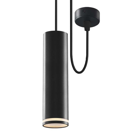 Lampa Wisząca Sufitowa SPOT 1x GU10 Czarna TATUM Videx