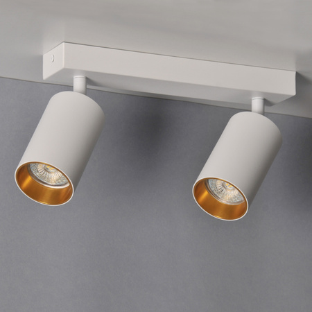 Lampa Listwa Oprawa Sufitowo-Ścienna LED 2 x GU10 MARIBEL Biały GOLDLUX (Polux)