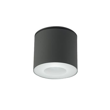 Plafon Oprawa Natynkowa Sufitowa Lampa Ogrodowa Kinkiet Elewacyjny GU10 Grafitowa Wodoodporna IP44 HEXA 9565 Nowodvorski