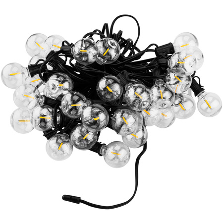 Girlanda Solarna Ogrodowa 40x LED Ozdobne Kuleczki 19,55m 2700K Ciepła + Pilot CALLIS2 LUMILED