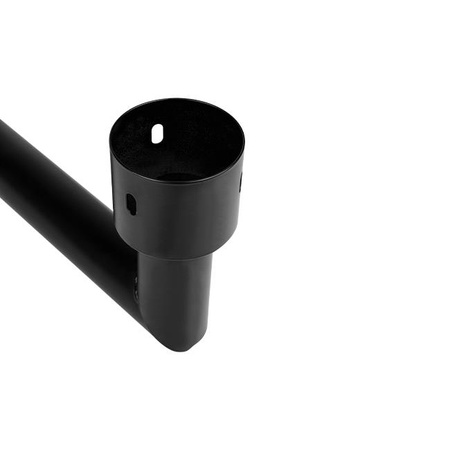 UCHWYT do Lampy ulicznej SOLARNEJ 40CM RURA ?75 mm Czarny