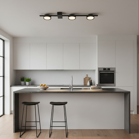 Lampa Sufitowa OVILO Oprawa Halogenowa LED 3x GX53 Spot Kinkiet Reflektor Ścienna LUMILED