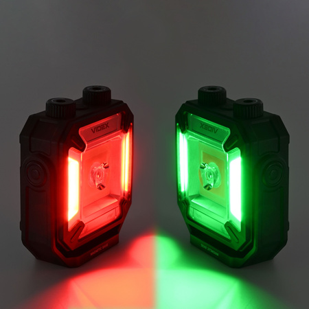 Latarka Wielofunkcyjna Akumulatorowa LED 3 Barwy Światła 20W 1500lm 5000K Czarna IP67 Videx