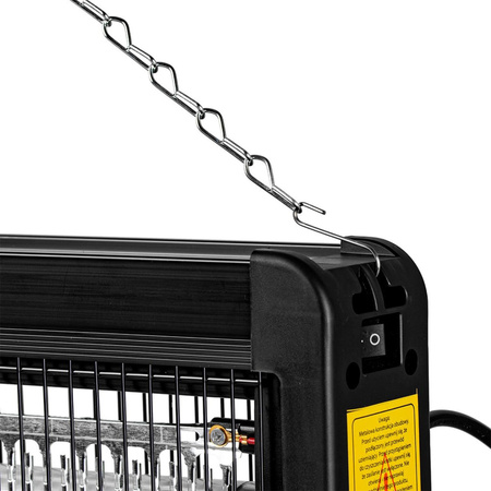 Lampa Owadobójcza Pułapka Elektryczna 100m2 20W na Muchy Komary Owady VAYOX