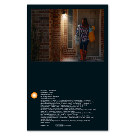 Lampa Ogrodowa Zewnętrzna Kinkiet Elewacyjny LED GU10 IP44 Szary Endura Ledvance