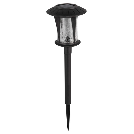 Lampa Solarna Ogrodowa LED BOLTON Wbijana 4000K 1,6W IP44 43cm Czujnik Zmierzchu