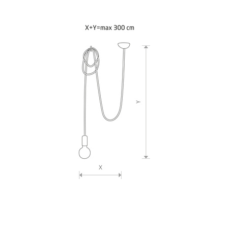 Lampa Sufitowa Wisząca E27 Czarna Nowoczesna SPIDER 6792 Nowodvorski