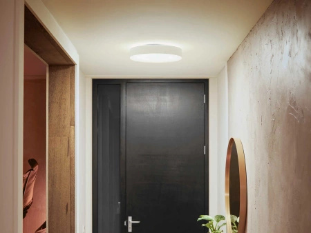 Plafon LED Lampa Sufitowa Natynkowa 19.2W 2450lm IP20 White Ambiance TW Biała 38cm Inteligentna SMART Zigbee Bluetooth Enrave Philips HUE